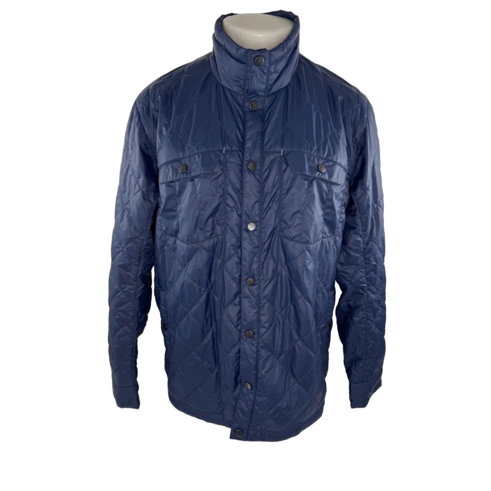 Vintage STIO Quilted Thermore Insulated L Skycrest Snap Shirt Jacket Blue Men XL Snap Jacket Size US L / EU 52-54 / 3 - 1 Thumbnail