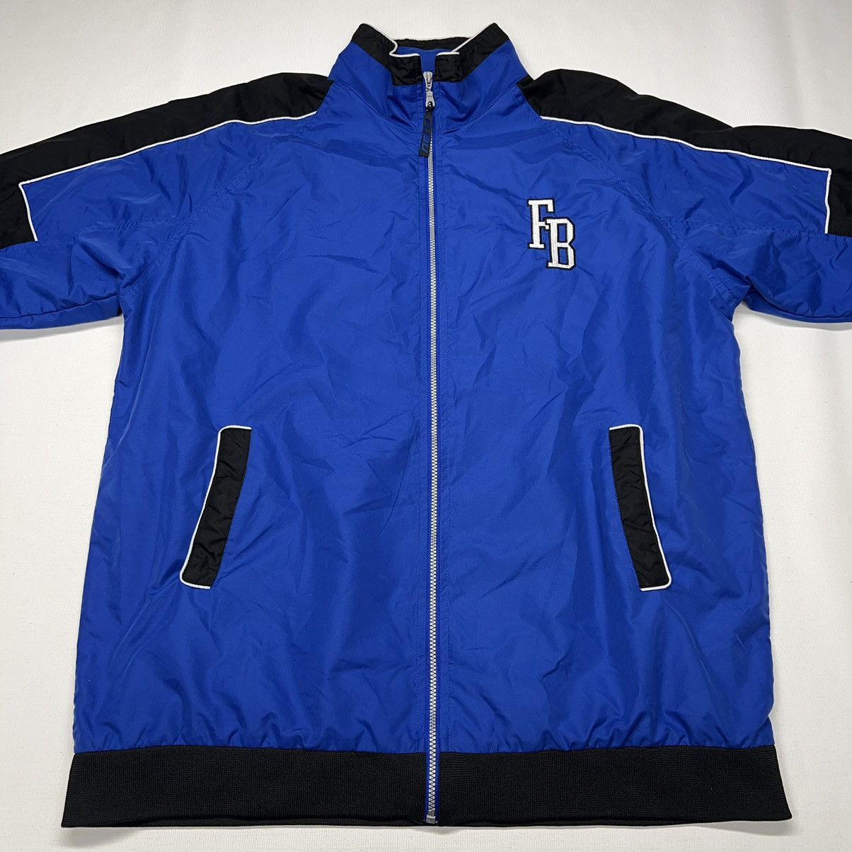 Fubu × Vintage VTG Fubu Jacket Blue Sport Athletic Full Zip The Collection Size US XL / EU 56 / 4 - 2 Thumbnail