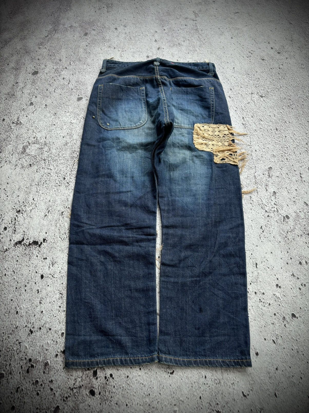 Hysteric Glamour 2000's Baloony and bed Distressed style Jeans Size US 30 / EU 46 - 2 Thumbnail