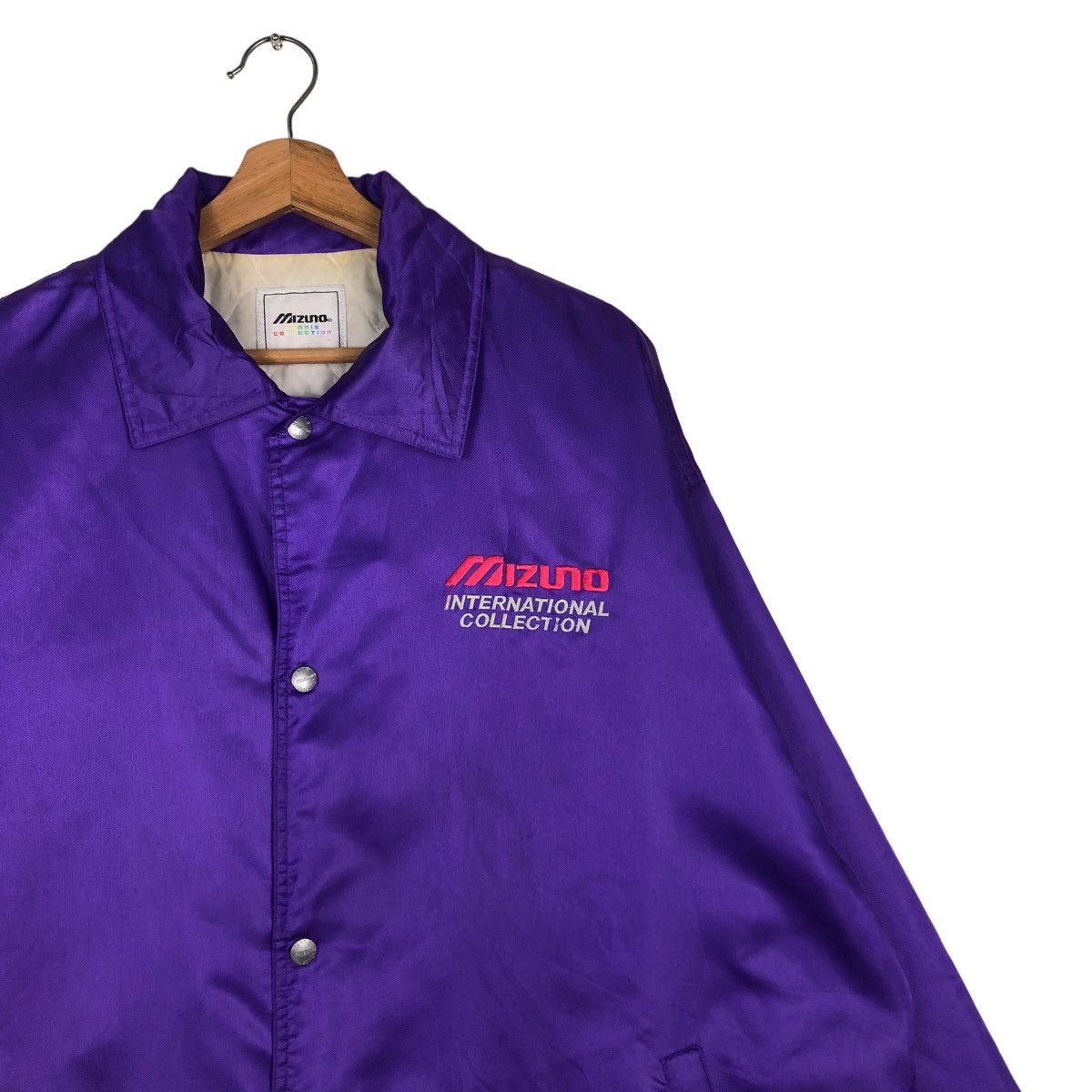 Japanese Brand 🔥Vintage Sportswear Snap Jacket Mizuno Tennis Collections Size US L / EU 52-54 / 3 - 6 Thumbnail