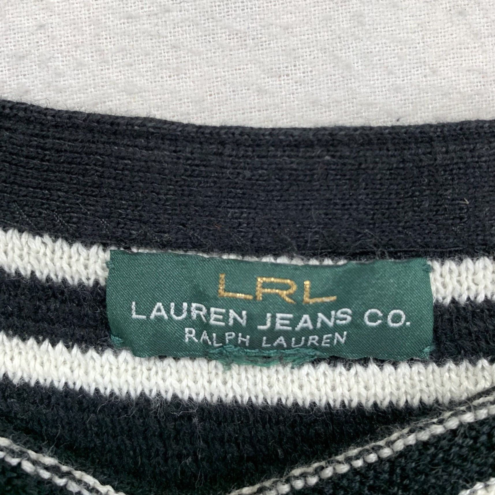 Ralph Lauren LAUREN RALPH LAUREN Blouse Womens Small Black White Striped 3/4 Sleeve Stretch Designer Casual Size S / US 4 / IT 40 - 4 Thumbnail