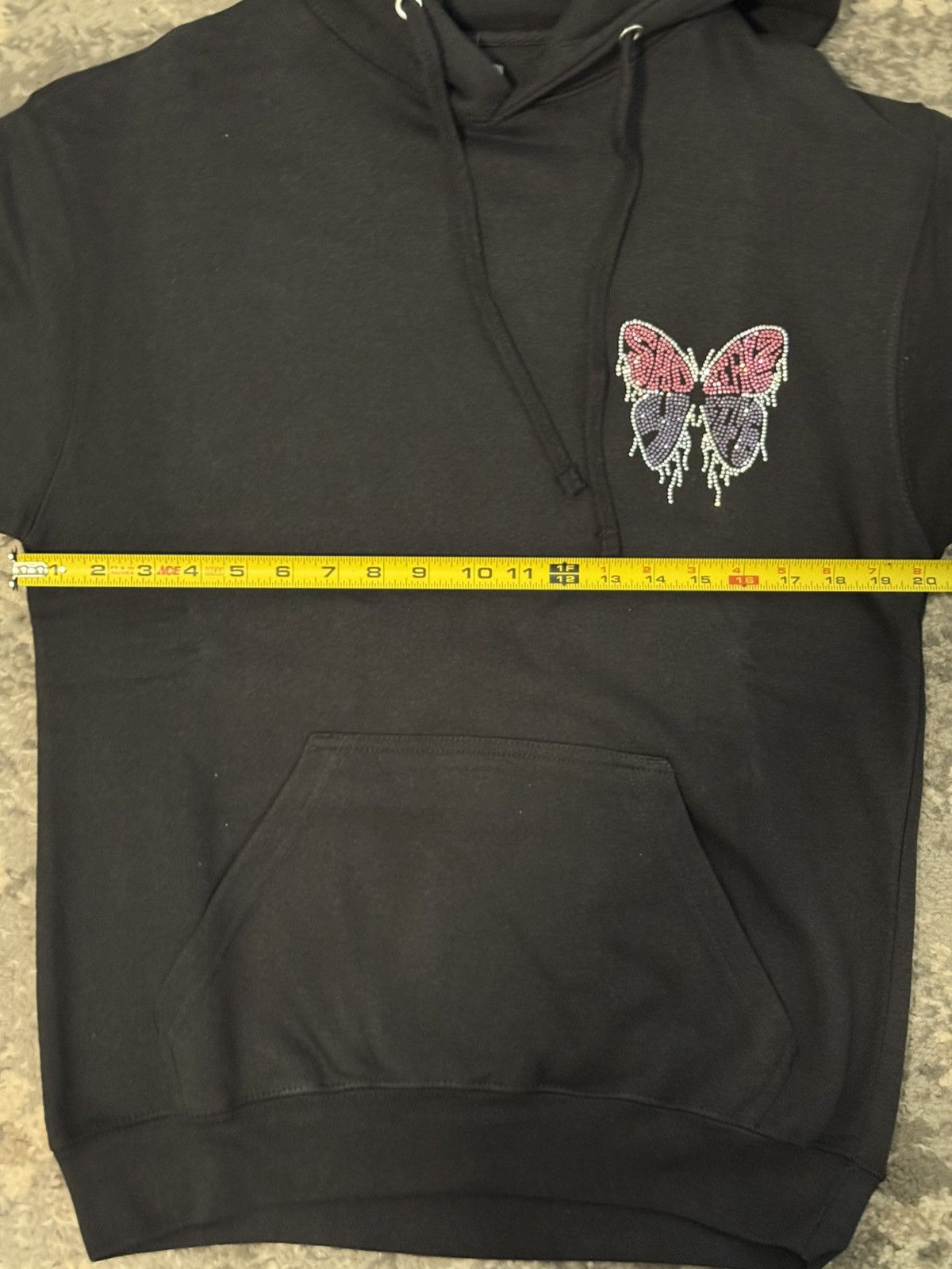 Other Sad Boyz the Sad Girlz Crystal Butterfly hoodie Size S / US 4 / IT 40 - 7 Thumbnail