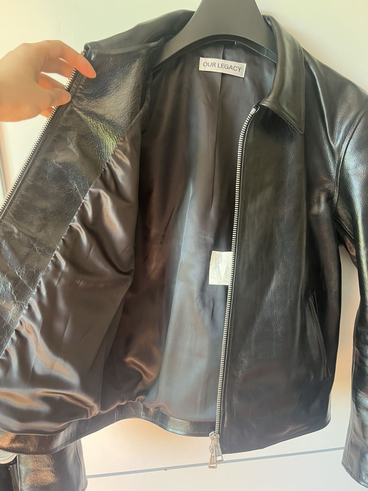 Our Legacy Our Legacy Real Leather Cropped Mini Jacket Size US S / EU 44-46 / 1 - 16 Thumbnail