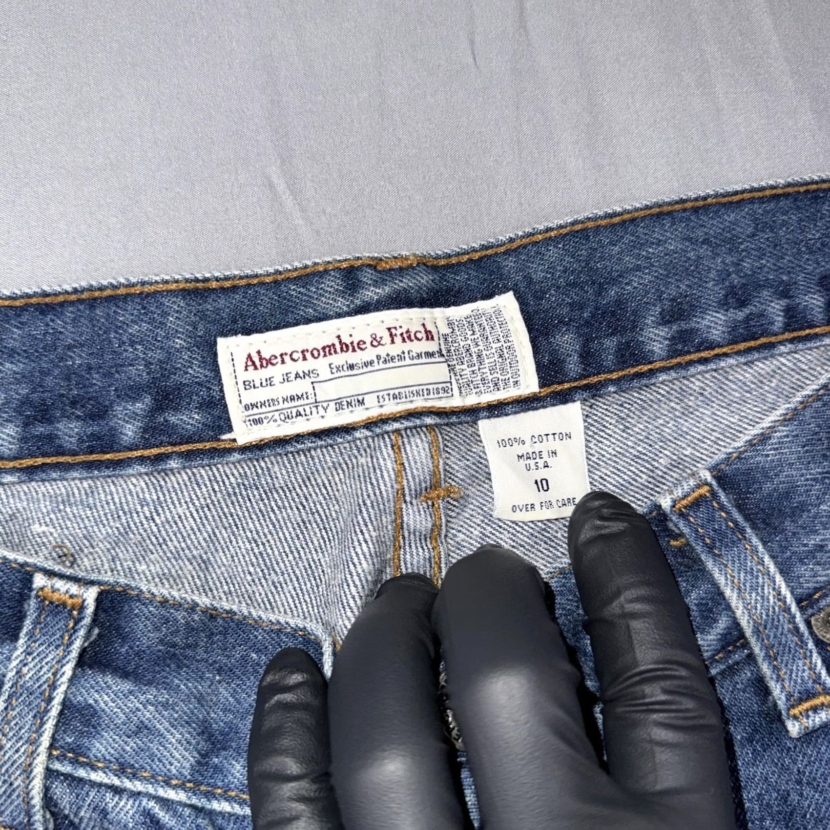 Abercrombie & Fitch VINTAGE Abercrombie & Fitch Jeans Womens 10 Blue Med Wash High Waist Size 32" / US 10 / IT 46 - 3 Thumbnail