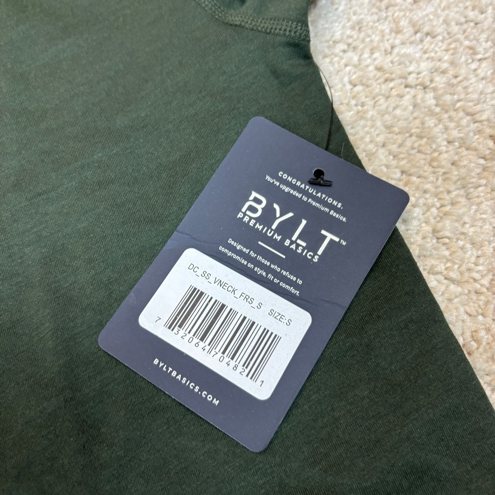 Other NWT Bylt Drop Cut V Neck Short Sleeve Shirt Men's Small Size US S / EU 44-46 / 1 - 7 Thumbnail