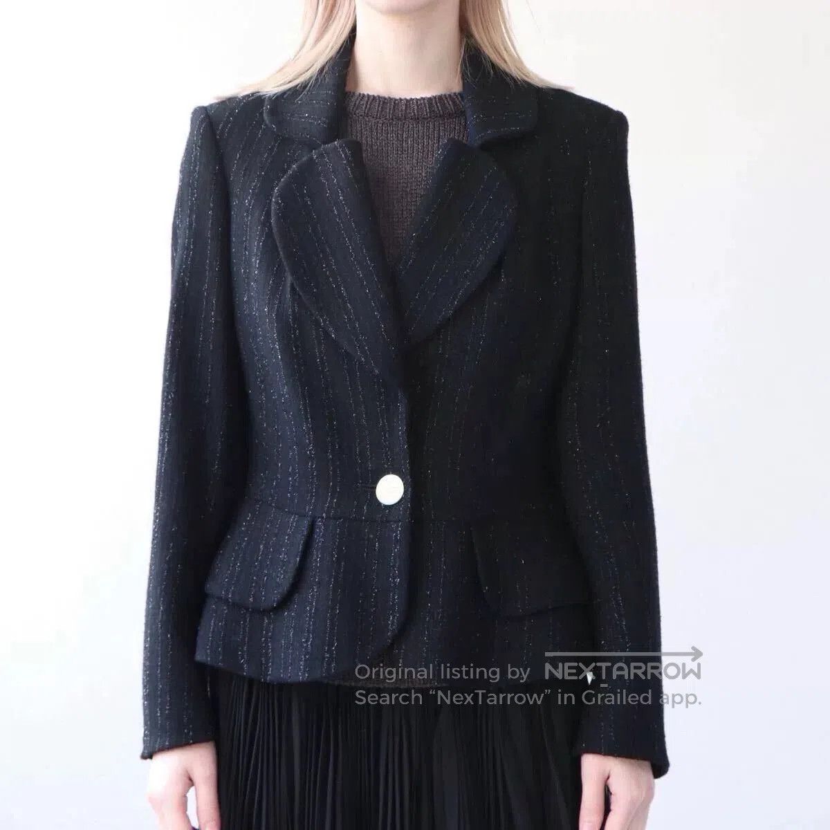 vintage vivienne westwood black heart blazer.