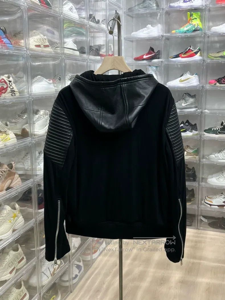Givenchy Givenchy Hooded leather jacket Size US XL / EU 56 / 4 - 2 Thumbnail