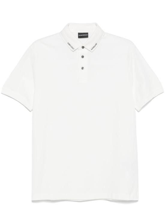 Emporio Armani EMPORIO ARMANI Men Polo Shirts EM001081 AF10497U0003 White Size US M / EU 48-50 / 2 - 1 Thumbnail