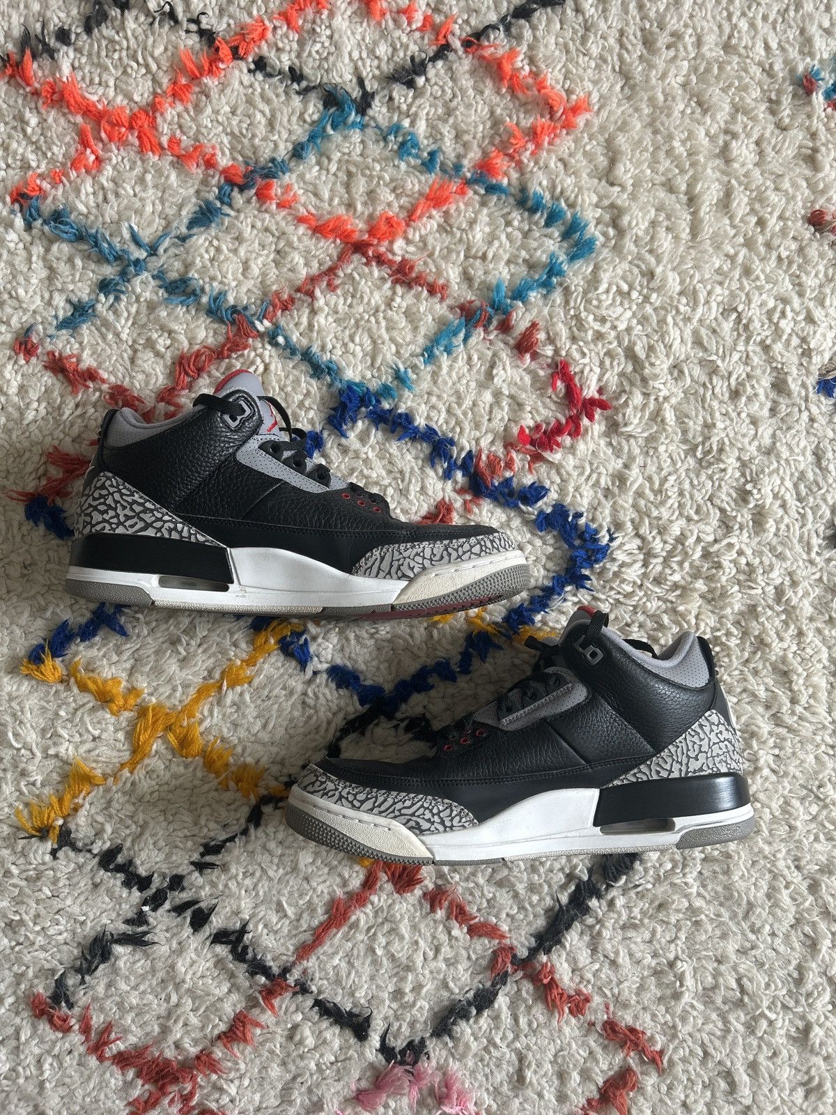 Jordan Brand Air Jordan 3 Black Cement 11.5US Size US 11.5 / EU 44-45 - 5 Thumbnail