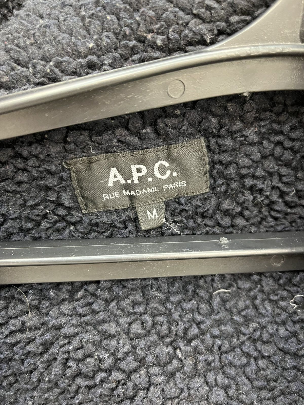 A.P.C. A.P.C. Denim Shearling Jacket Size US M / EU 48-50 / 2 - 5 Thumbnail