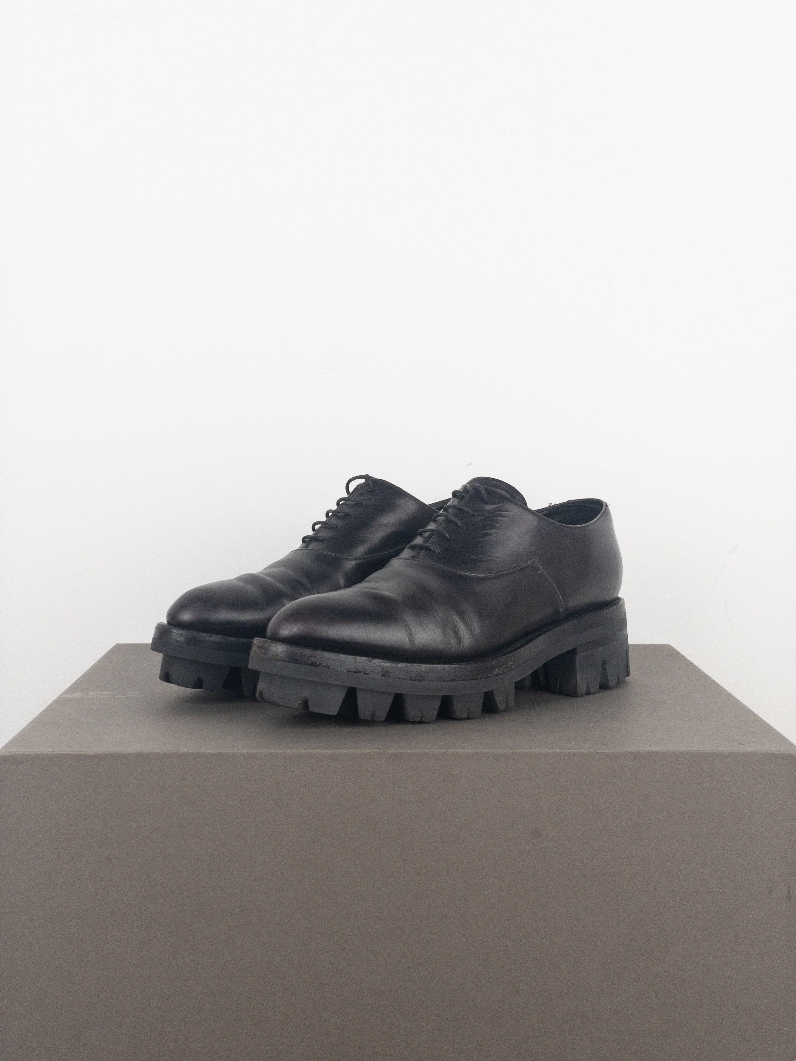 Prada AW13 ‘Monolith’ Lug Sole Platform Derby Shoes Size US 5.5 / IT 35.5 - 1 Thumbnail