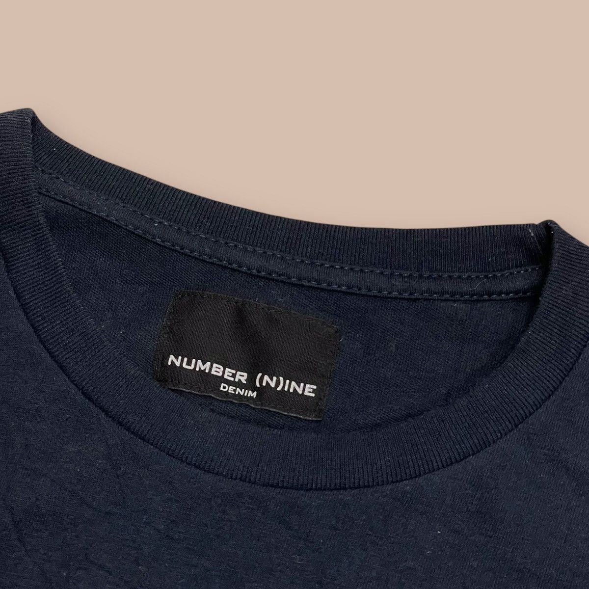 Number (N)ine Number (N)ine DENIM L/S Navy Tee Size US L / EU 52-54 / 3 - 10 Thumbnail