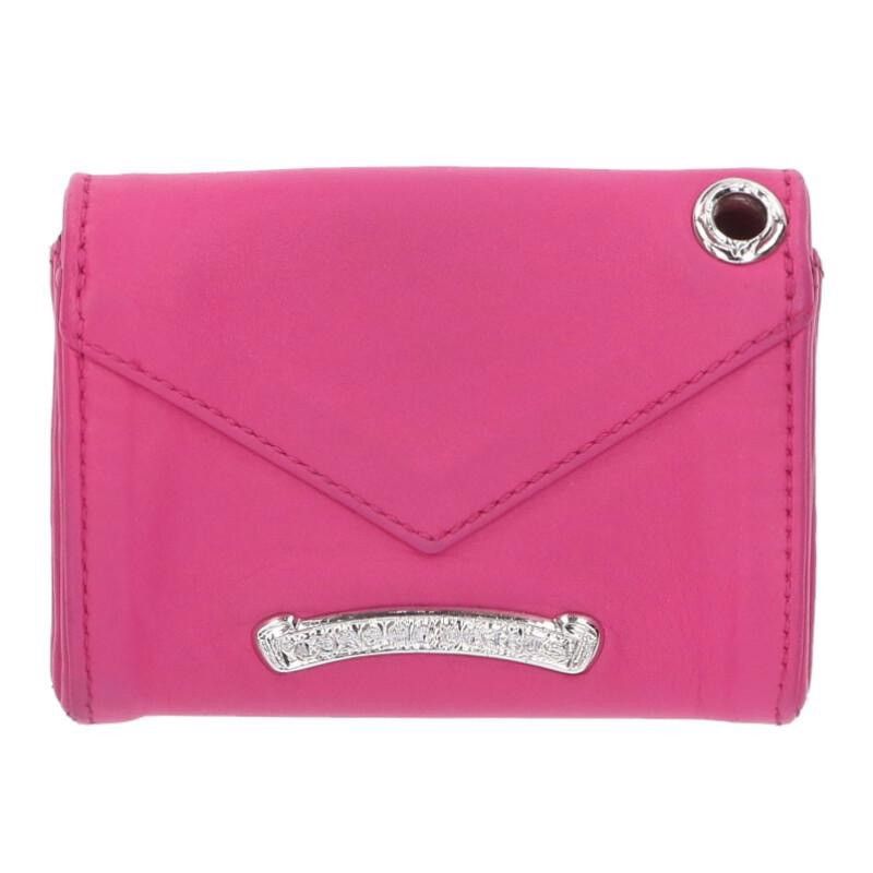 Chrome Hearts Chrome Hearts Tiny Ch Cross Plus Button Leather Wallet Size ONE SIZE - 2 Thumbnail