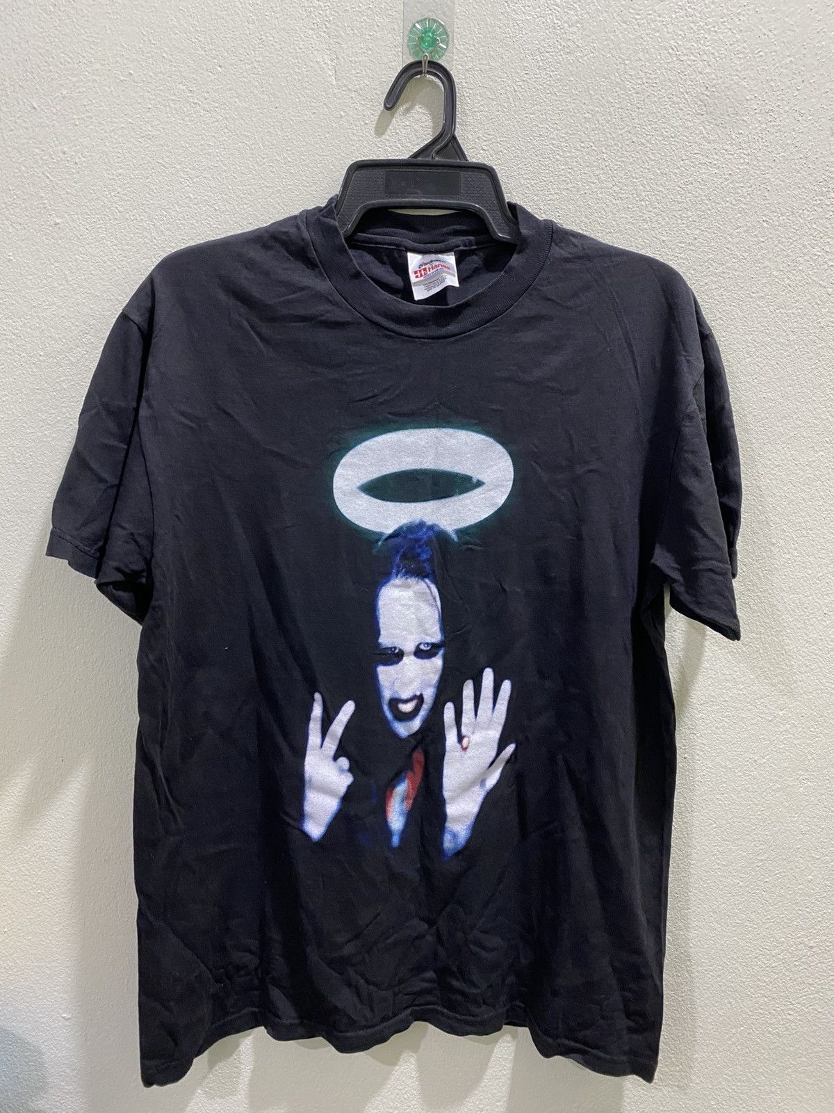 Marilyn Manson MARILYN MANSON MIDDLE FINGERS RARE 90s Size US M / EU 48-50 / 2 - 1 Thumbnail
