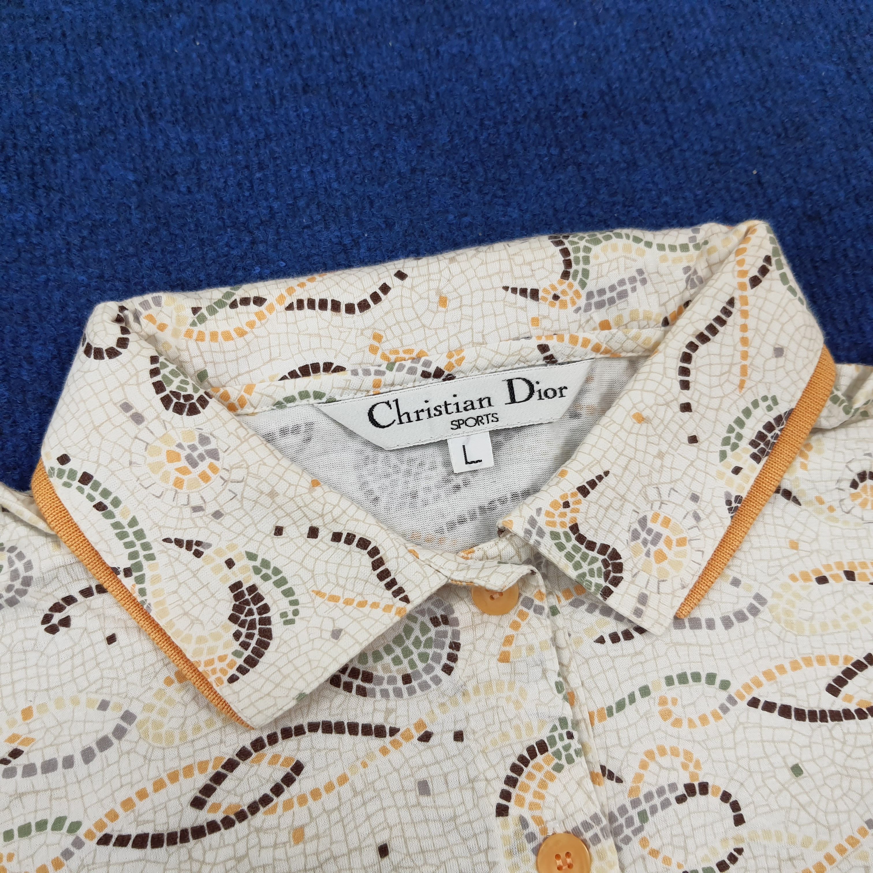 Christian Dior Monsieur × Vintage Vintage Christian Dior Sports Polo Shirt Size M / US 6-8 / IT 42-44 - 4 Thumbnail