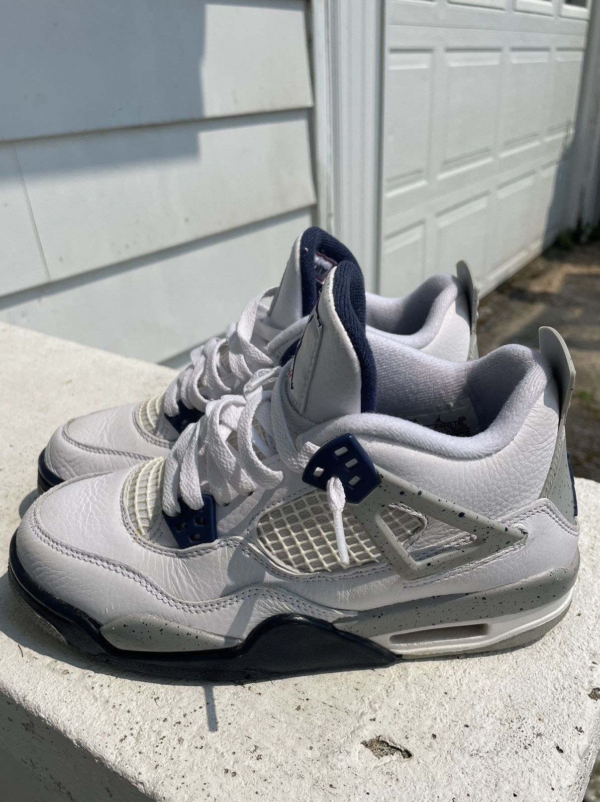 Jordan Brand Jordan 4 Midnight Navy Size 5 Size US 5 / EU 37 - 3 Thumbnail