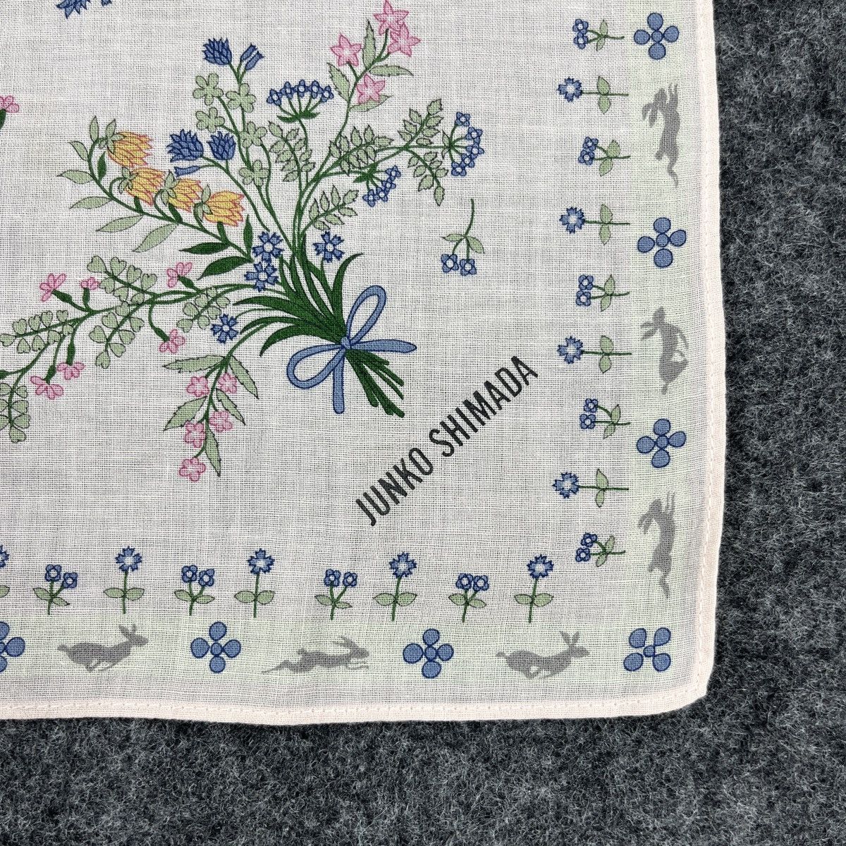 Japanese Brand × Junko Shimada × Vintage Junko Shimada Handkerchief Neckerchief Bandana B340 Size ONE SIZE - 3 Thumbnail