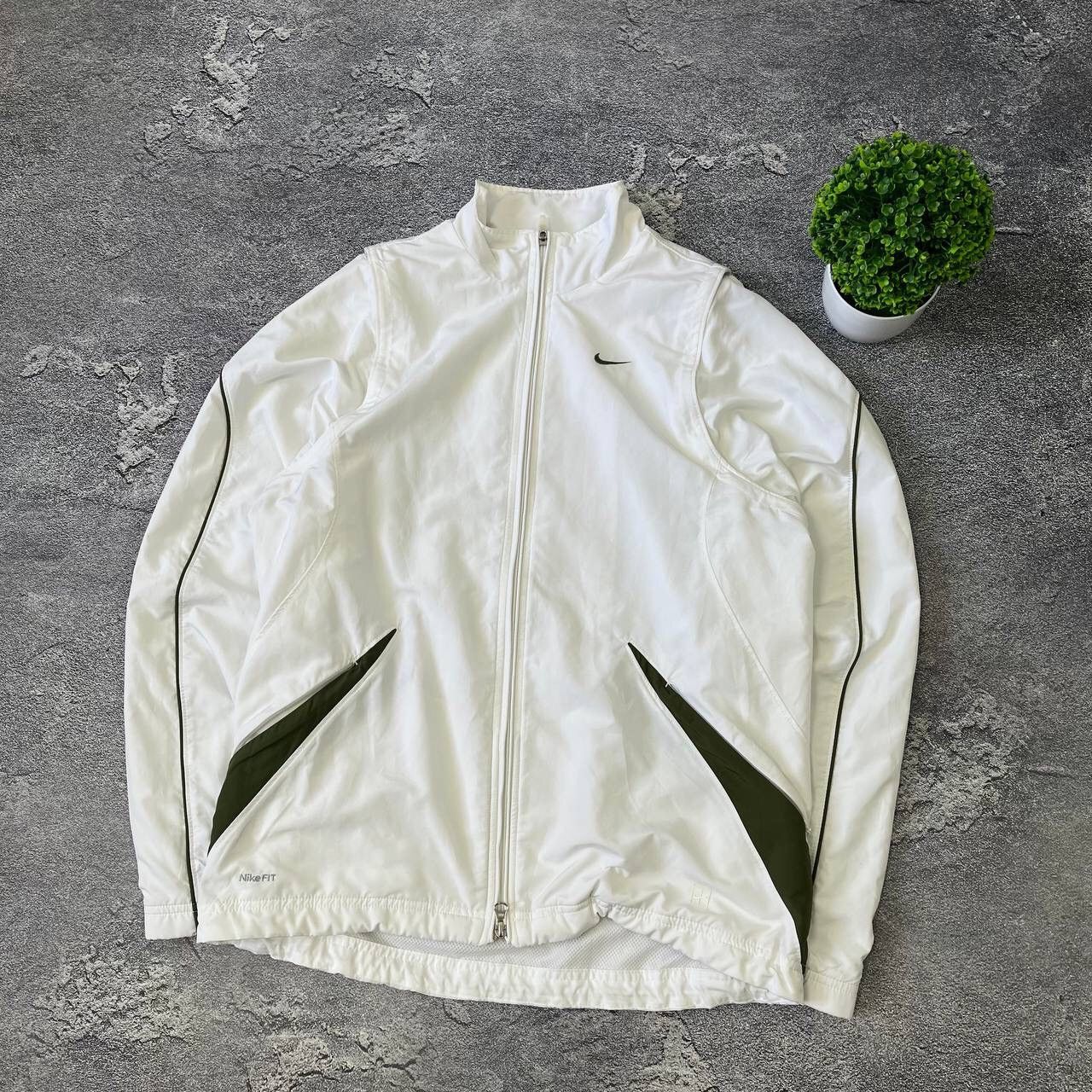 Nike NIKE FIT Vintage 2in1 Vest-Jacket Transformer Nylon Track Size US S / EU 44-46 / 1 - 22 Thumbnail