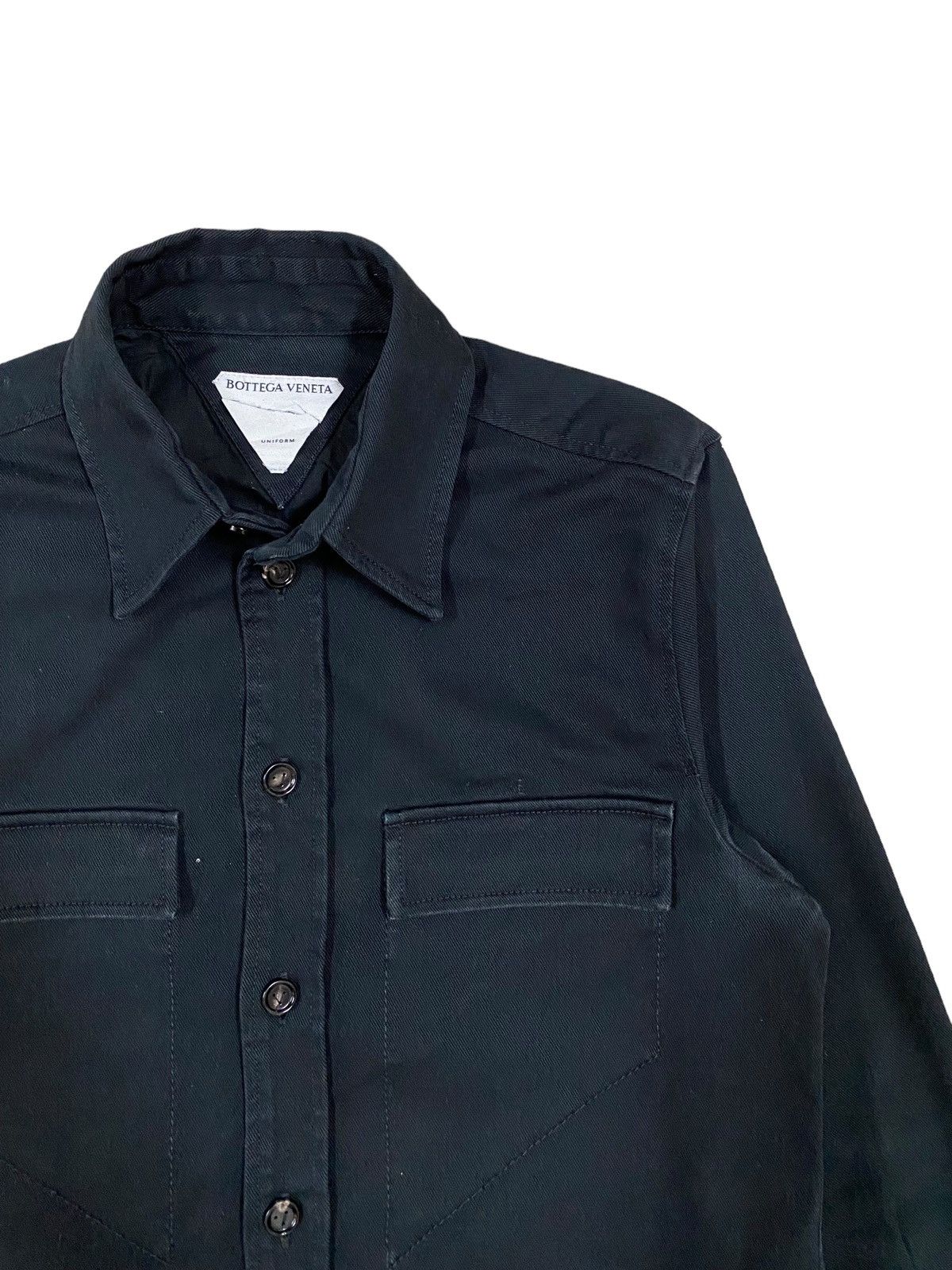 Bottega Veneta Authentic🔥Bottega Veneta Uniform Cotton Oxford Double Pocket Size US XXS / EU 40 - 6 Thumbnail