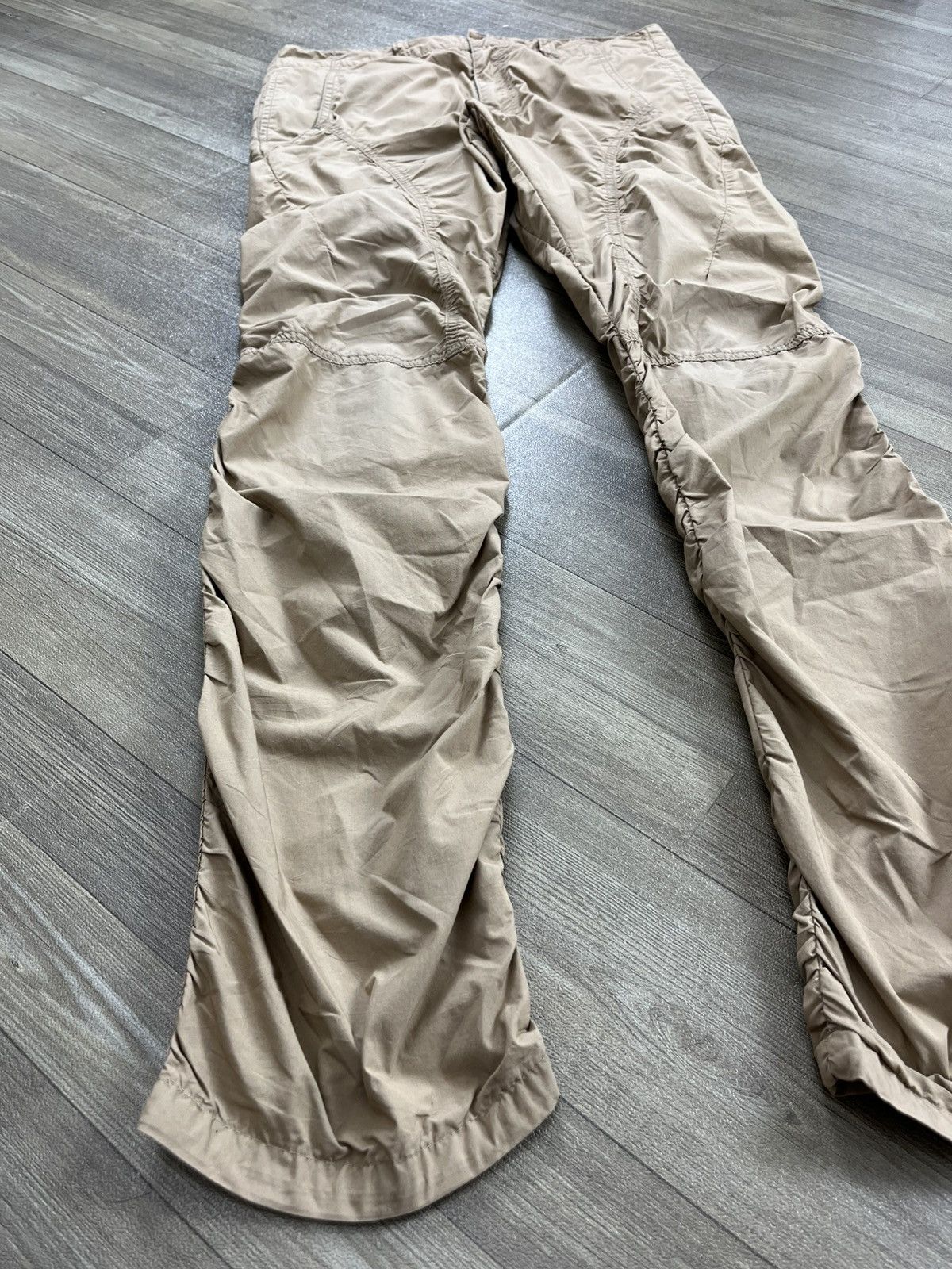 Tornado Mart 2000s Tornado Mart Japan Ruched Slim Fit Pants Lgb Style Y2K Size US 31 - 16 Thumbnail