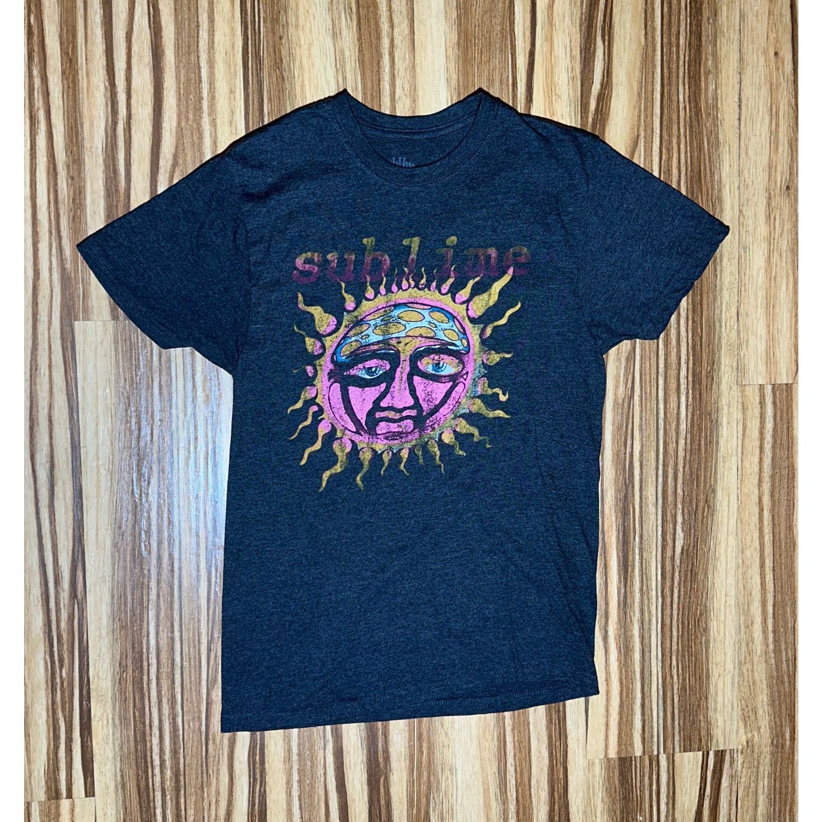 Sublime Black Sublime Pink And Orange Sun logo Tshirt Size Medium Size US M / EU 48-50 / 2 - 1 Thumbnail
