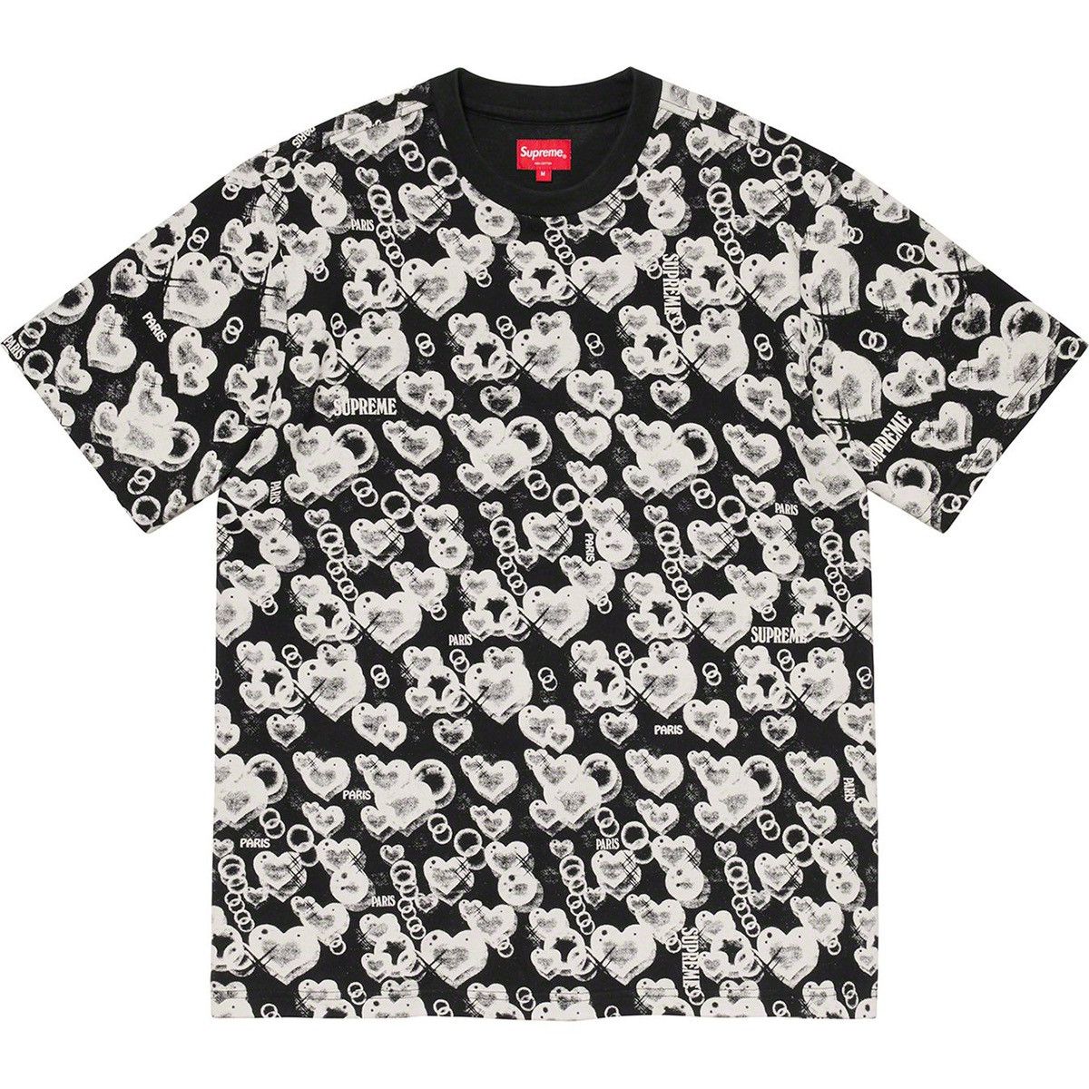 Supreme SUPREME HEARTS S/S TOP BLACK ‘21 Size US XL / EU 56 / 4 - 6 Thumbnail