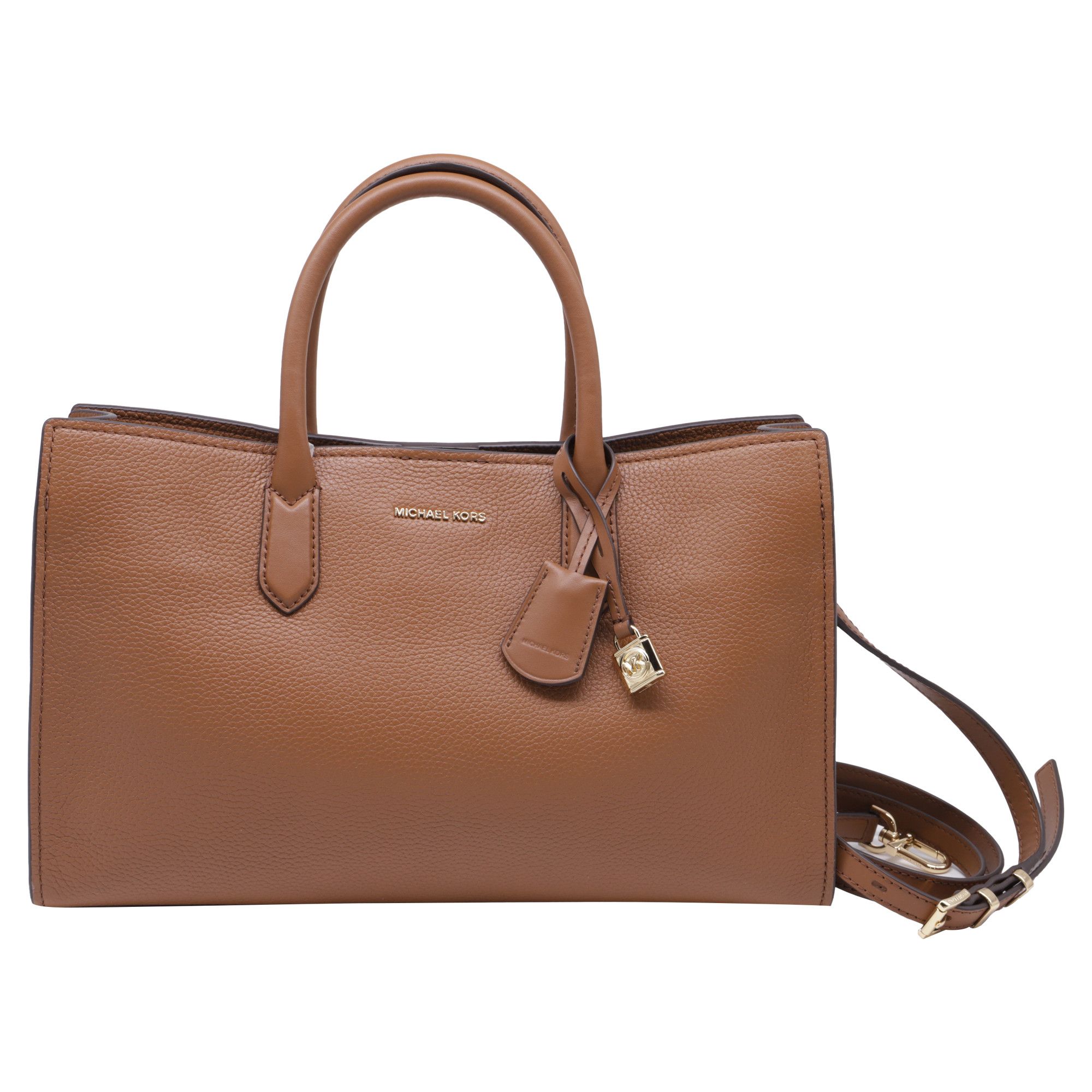 Michael Kors Michael Kors Scarlett Tote Bag in Brown Calf Leather Size ONE SIZE - 1 Thumbnail