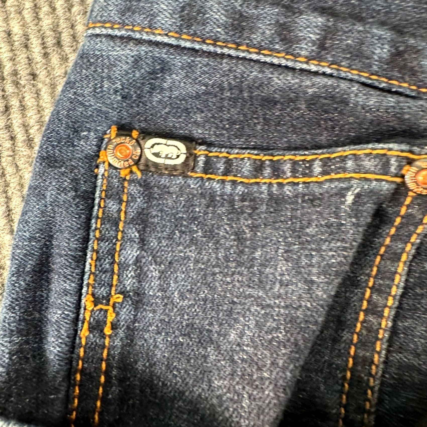 Ecko Unltd. VTG Ecko Unltd Jeans Foundry Straight Leg Baggy 44B Mens 1990s Denim Five-Pocket Blues Menswear Size US 44 / EU 60 - 5 Thumbnail