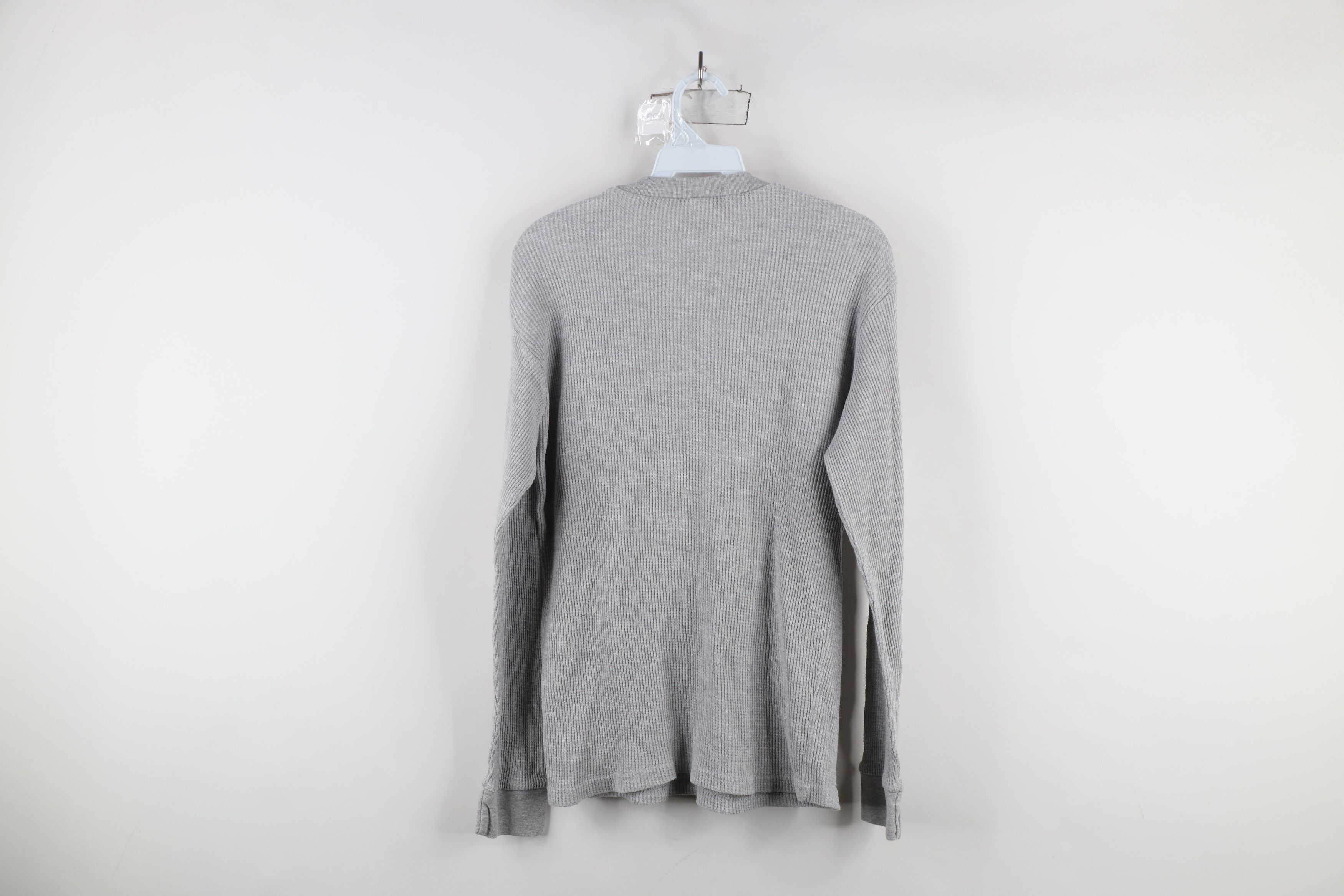 Vintage Vintage 90s University Waffle Knit Long Sleeve T-Shirt Size M / US 6-8 / IT 42-44 - 11 Thumbnail