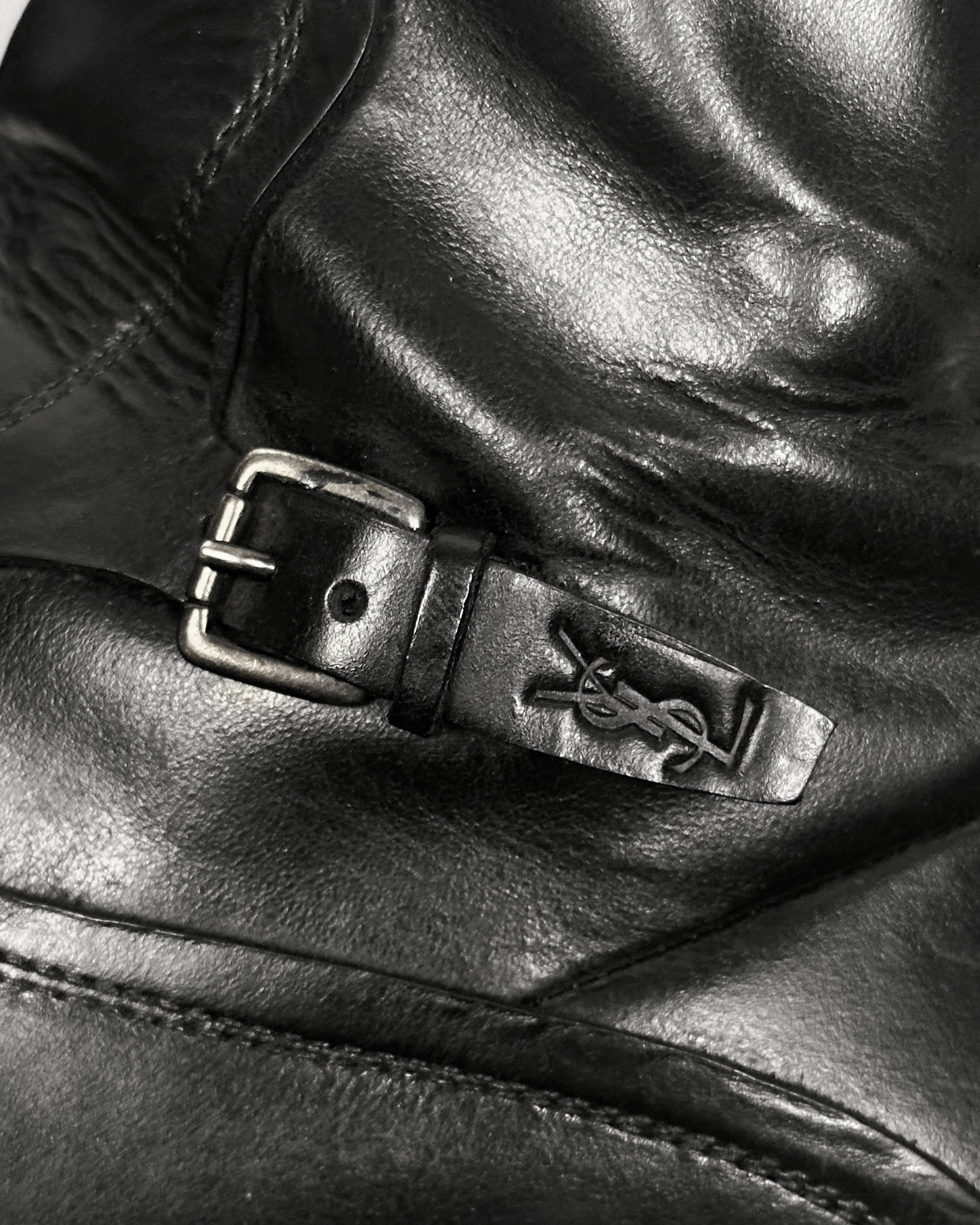 Yves Saint Laurent YvesSaintLaurent Military Buckle Boots by Tom Ford Size US 8 / EU 41 - 8 Thumbnail