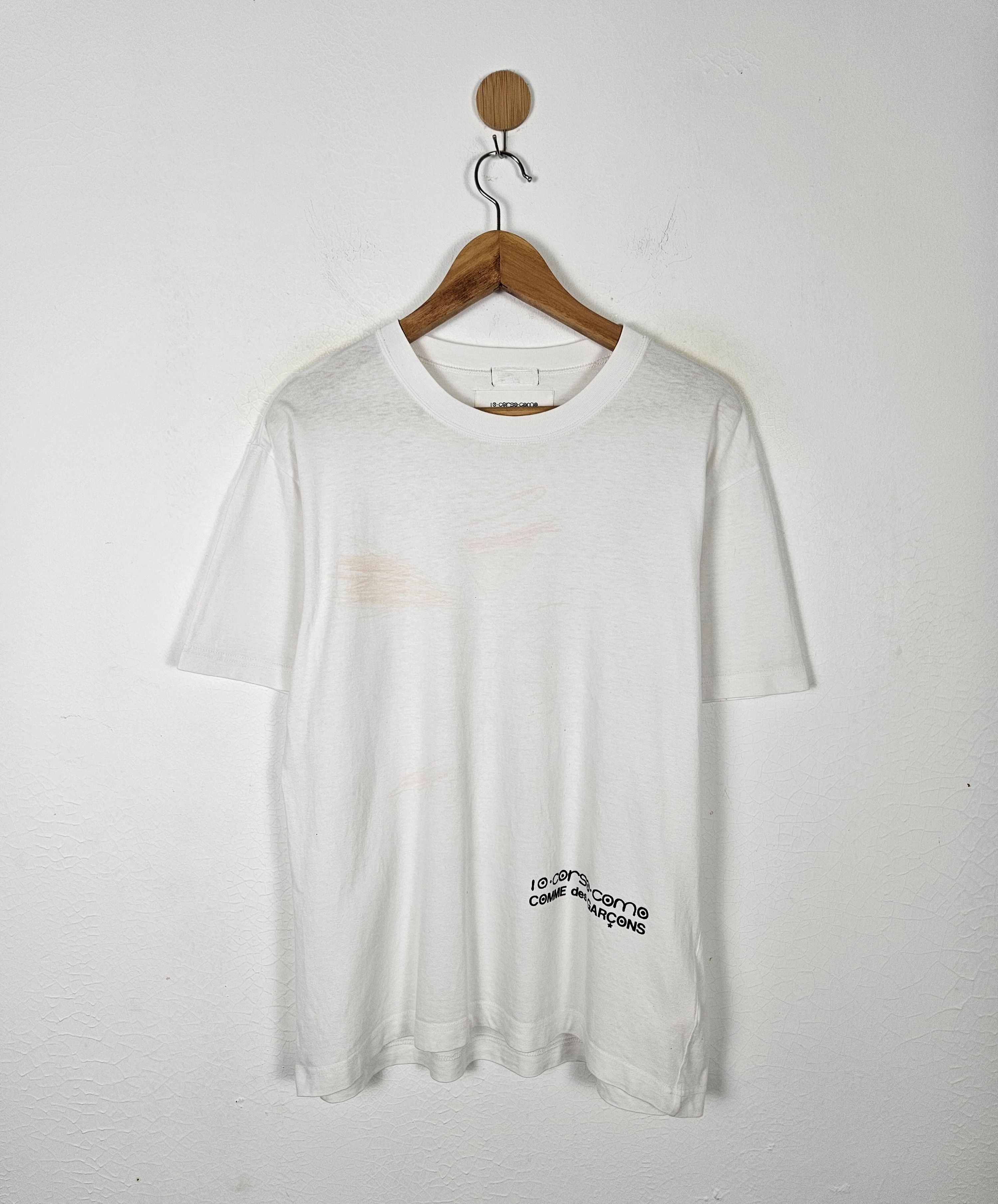 image of Comme Des Garcons x Comme Des Garcons Homme Cdg 10 Corso Como Shirt in White, Men's (Size Medium)