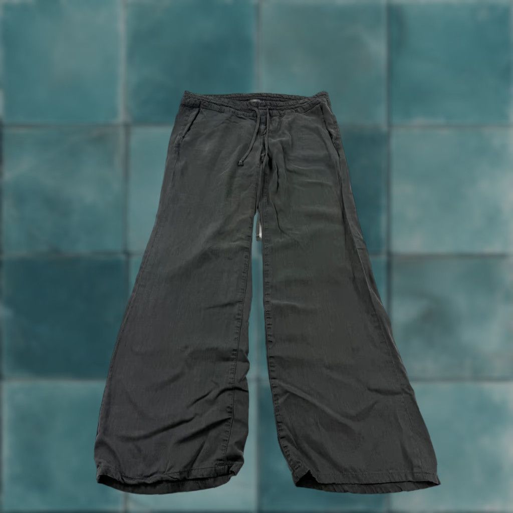 Paige Paige Womens Pants 29 Gray Lyocell Wide-Leg Drawstring Lounge Travel Casual Size 29" - 1 Thumbnail