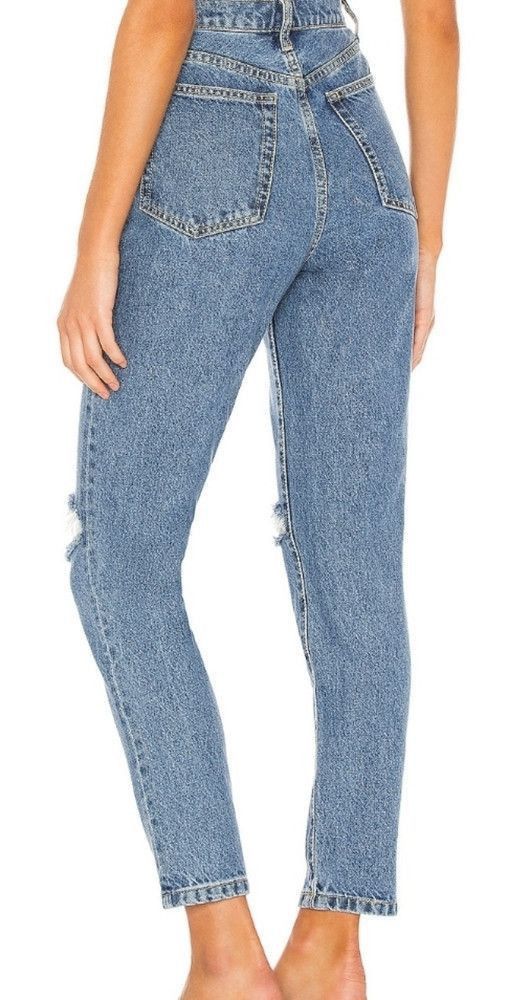 WeWoreWhat Weworewhat the Danielle high rise straight jeans size 25 Size 25" / US 0 / IT 36 - 3 Thumbnail