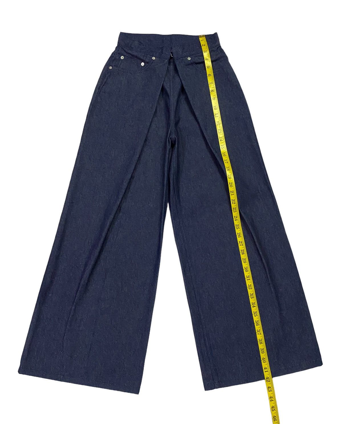 John Lawrence Sullivan Rigid Denim Wide Pants