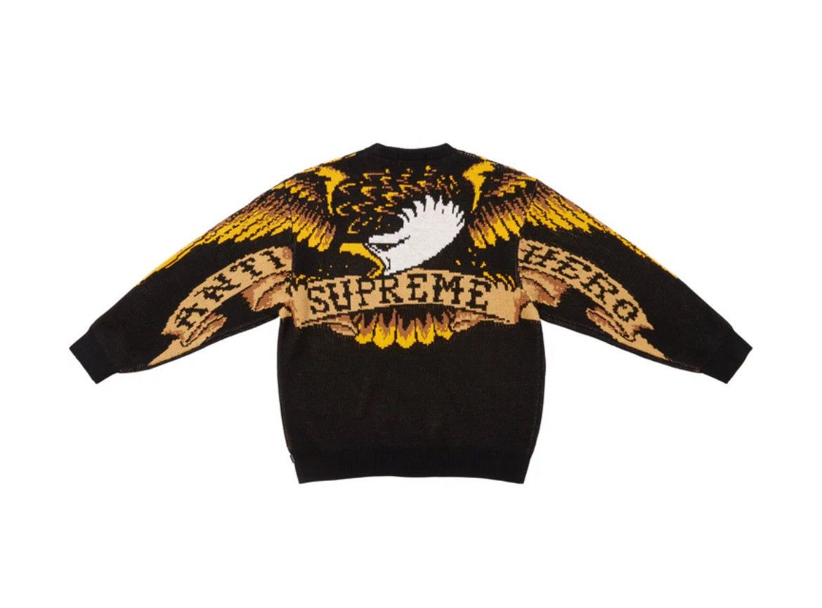 Antihero × Supreme Supreme AntiHero Eagle Sweater Size US L / EU 52-54 / 3 - 3 Thumbnail