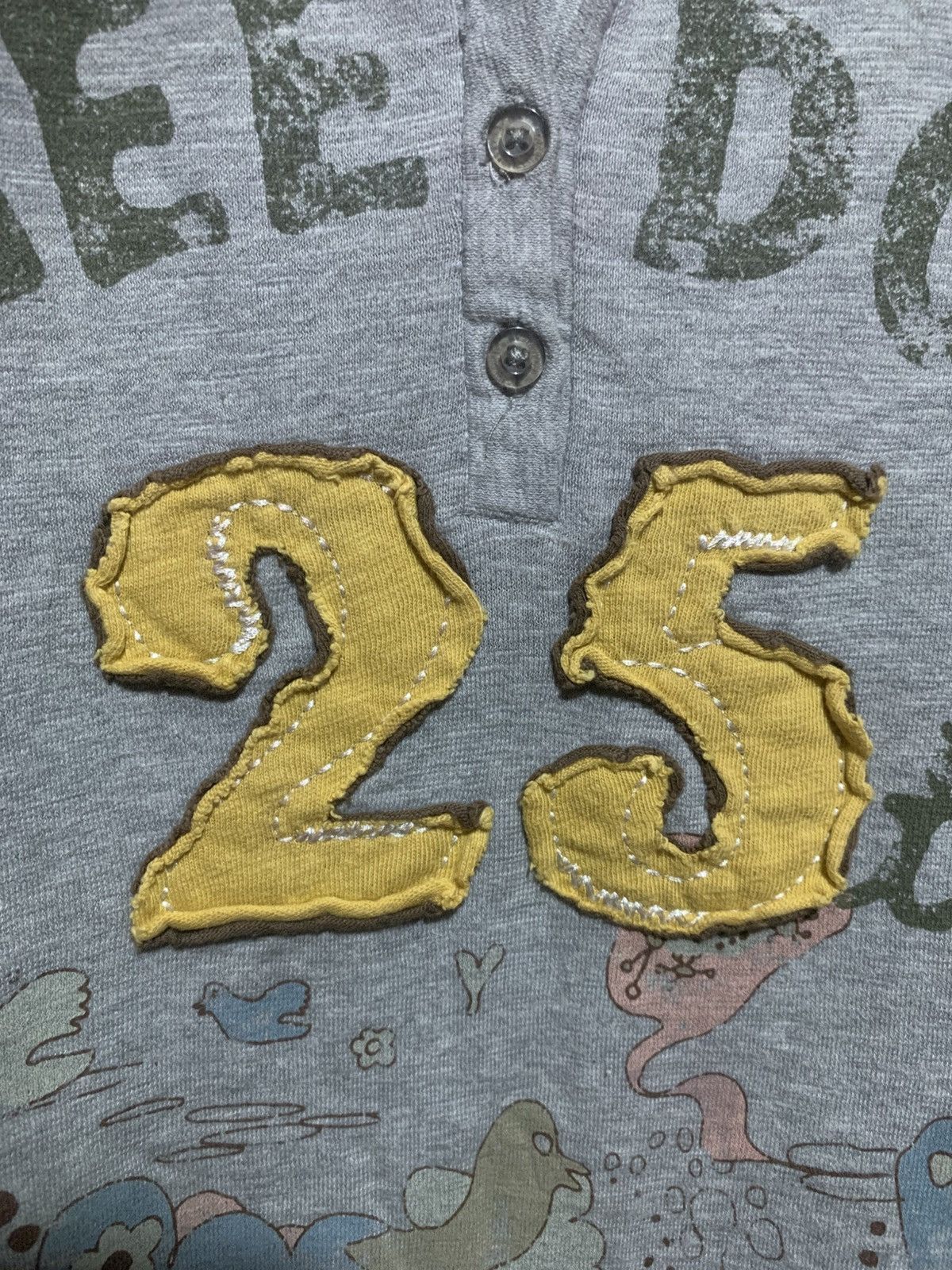 Japanese Brand Japanese Freedom 25th Patch Poem Tee Shirt Size US M / EU 48-50 / 2 - 10 Thumbnail