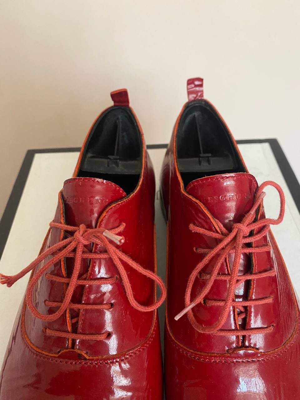Heschung Heschung Patent Leather Cherry Red Size US 6 / EU 39 - 9 Thumbnail