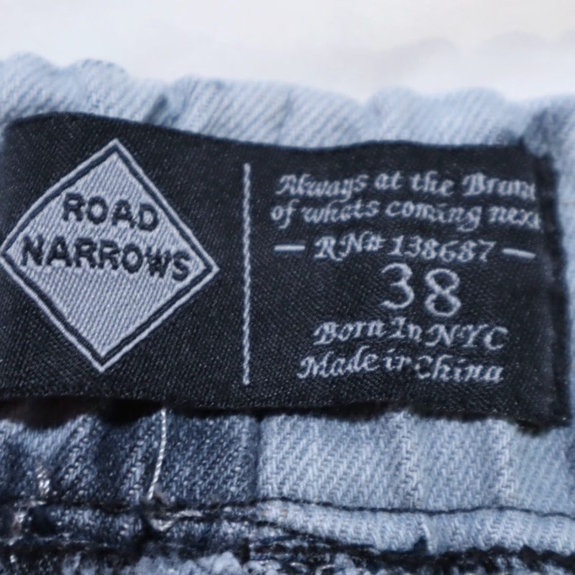 Vintage Road Narrows Smoke Cotton Blend Canvas Chino Shorts Gray Patterned Men's 38 Size US 38 / EU 54 - 5 Thumbnail