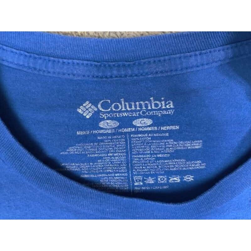 Columbia Columbia Shirt Adult Mens Large Blue PFG Performance Fishing Size US L / EU 52-54 / 3 - 6 Thumbnail