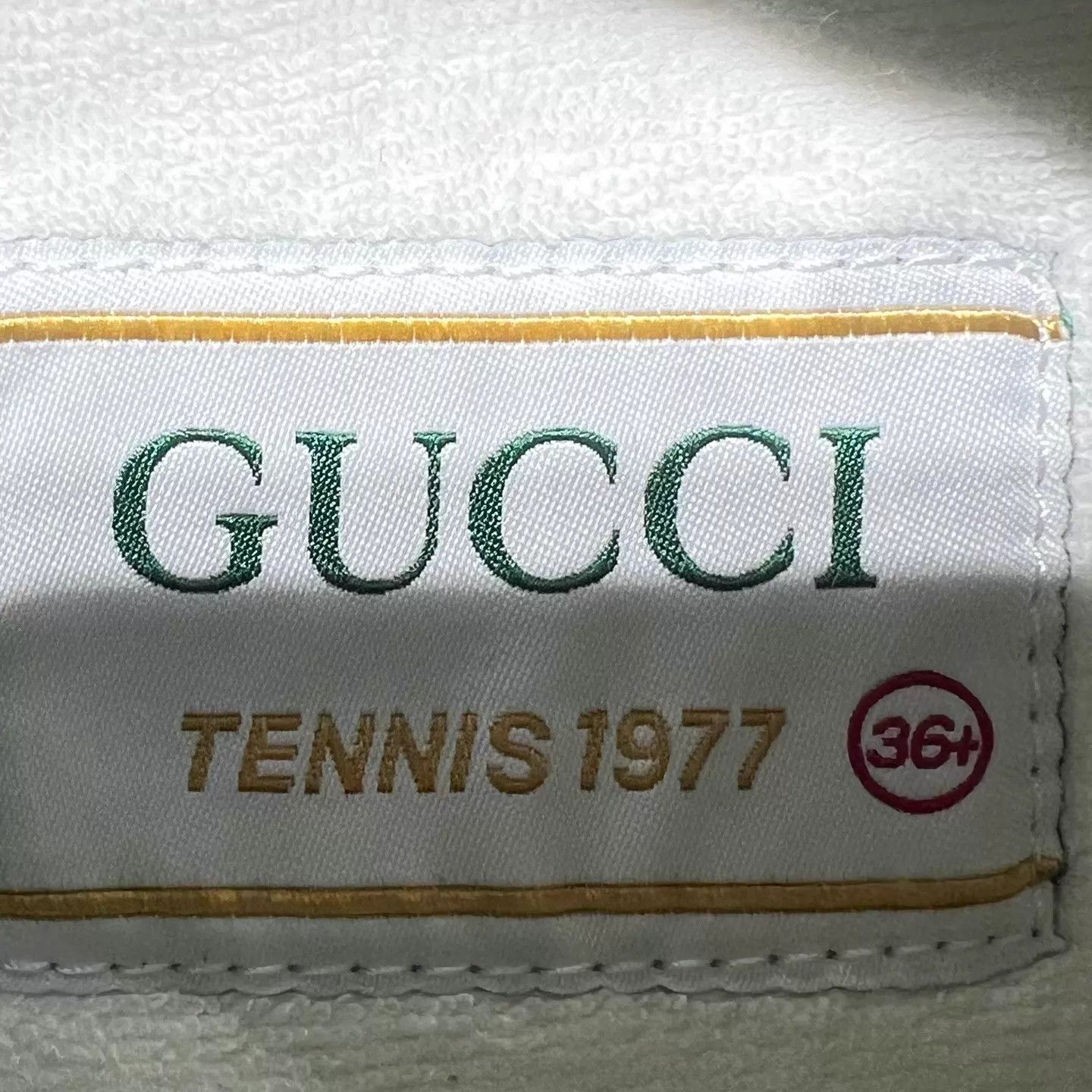 Gucci Gucci 1977 Tennis Sneaker Ebony 36.5 Size US 6 / IT 36 - 8 Thumbnail