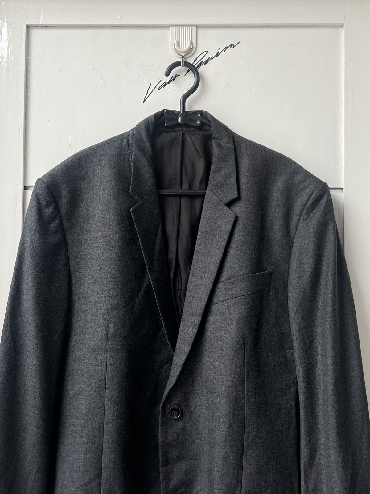 Alexander McQueen Alexander McQueen Italy Bespoke Jacket Suit Size 54L - 2 Thumbnail