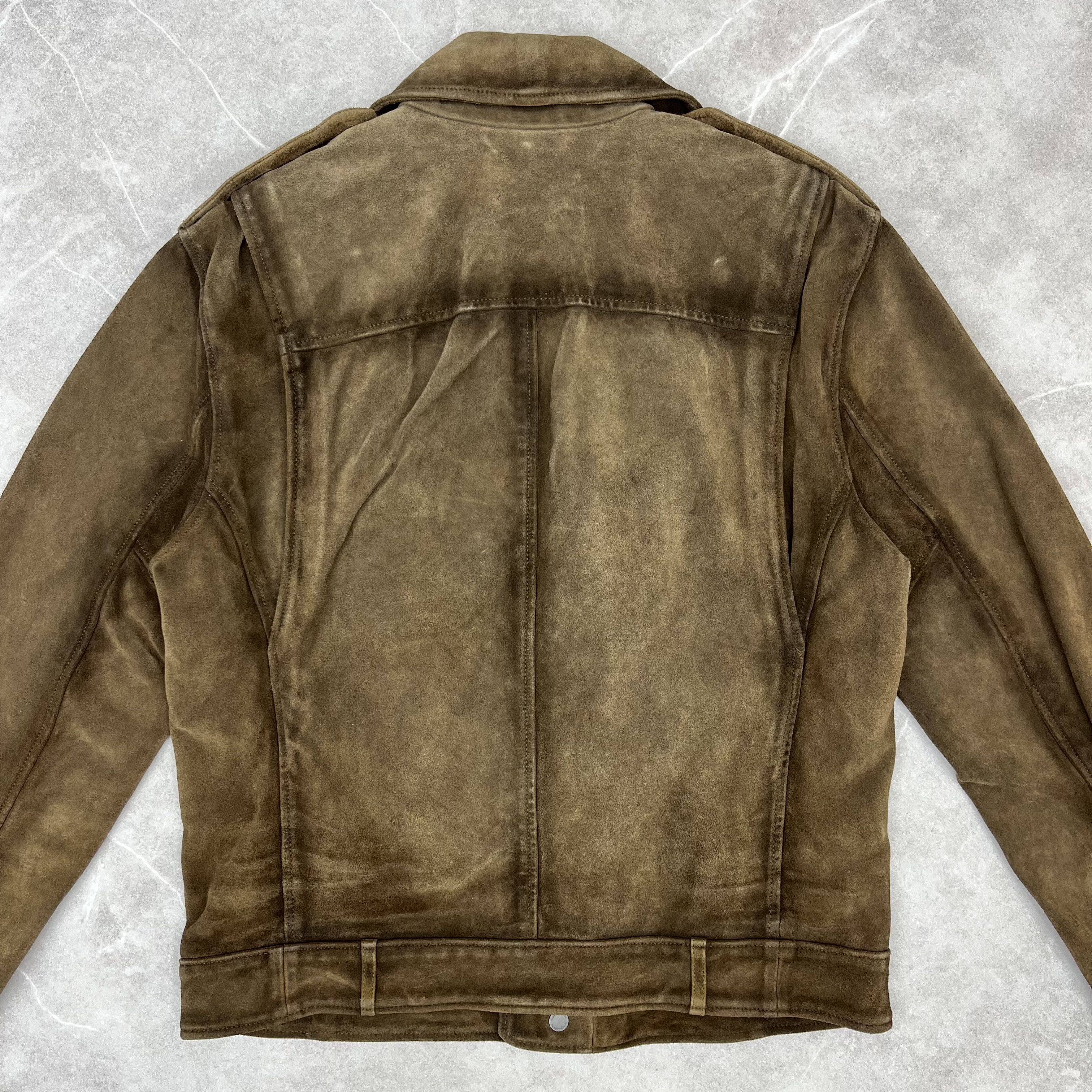 Polo Ralph Lauren Polo Ralph Lauren Suede Iconic Biker Leather Moto Jacket Size US M / EU 48-50 / 2 - 6 Thumbnail