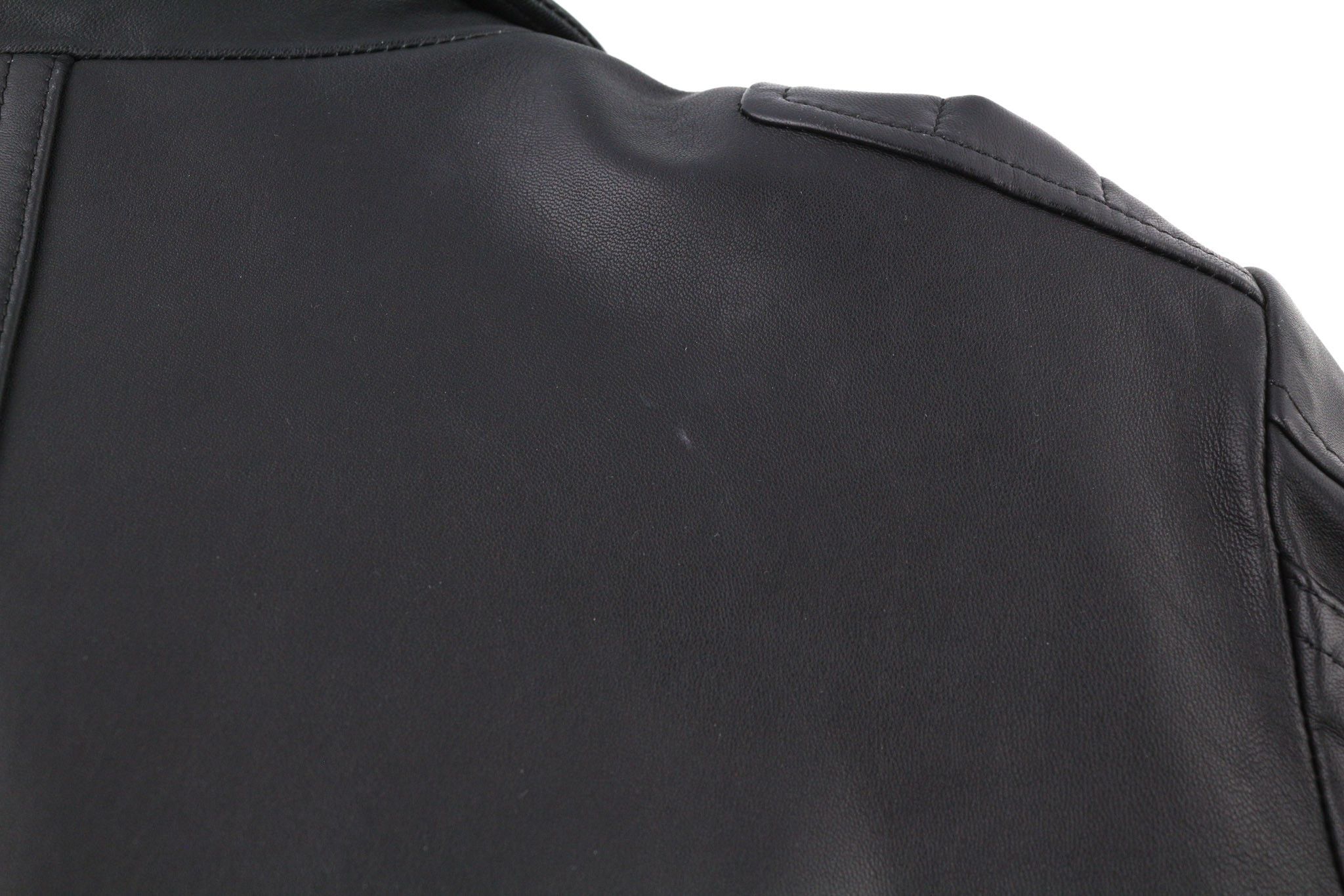 Diesel R-PUSMIR M Black Sheep Leather Zip Lined Jacket 81721 Size US M / EU 48-50 / 2 - 14 Thumbnail