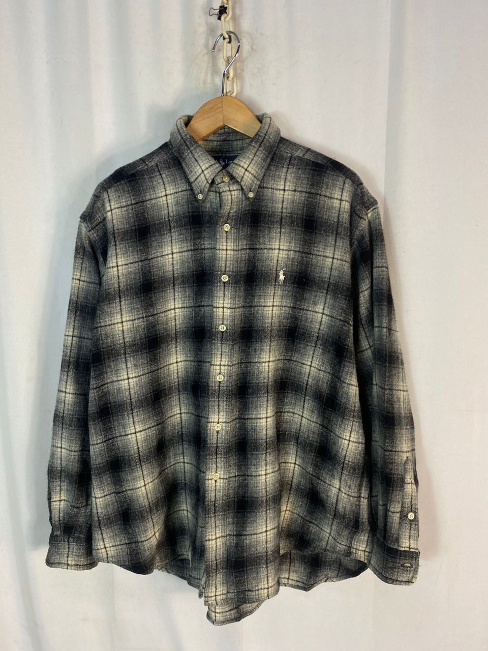 Flannel × Polo Ralph Lauren × Vintage Vintage polo Ralph Lauren wool flannel button up shirt Size US XL / EU 56 / 4 - 1 Thumbnail