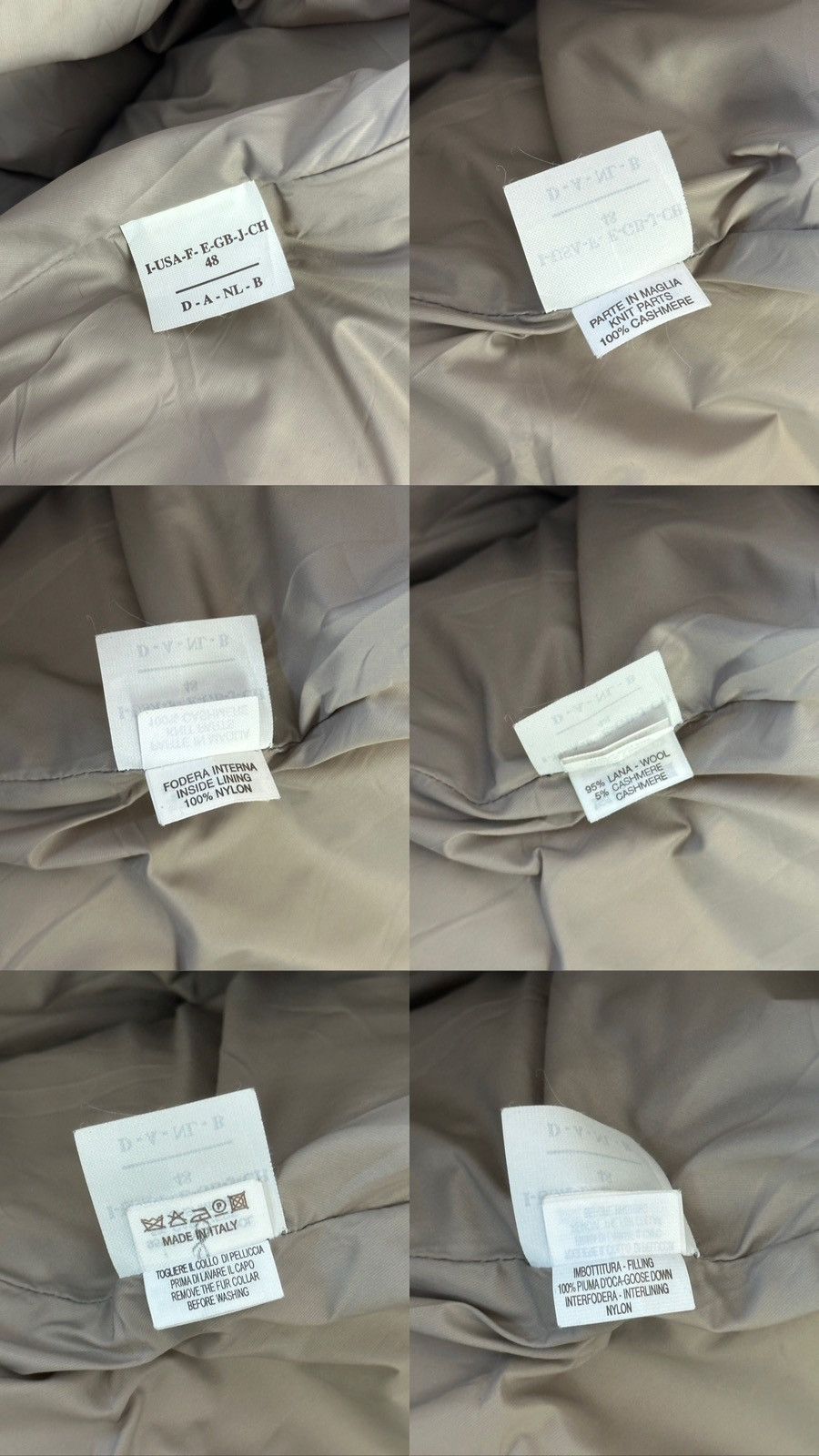 Brunello Cucinelli Brunello Cucinelli Wool Cashmere Blend Puffer Poncho Jacket Size XL / US 12-14 / IT 48-50 - 13 Thumbnail