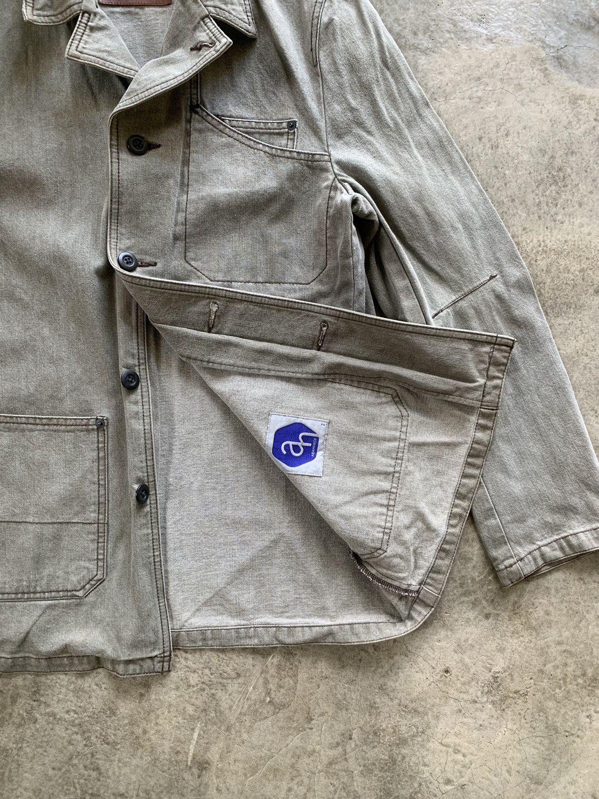 ABAHOUSE × Designer ABAHOUSE archive denim jacket/blazer nice design Size US L / EU 52-54 / 3 - 10 Thumbnail