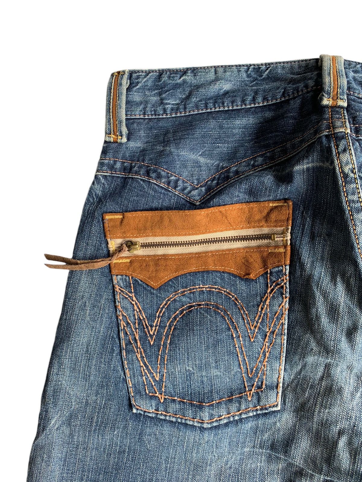 Edwin × If Six Was Nine EDWIN EXCLUSIVE XV NAVAJO STYLE FADED & RUSTY DENIM Size US 33 - 14 Thumbnail