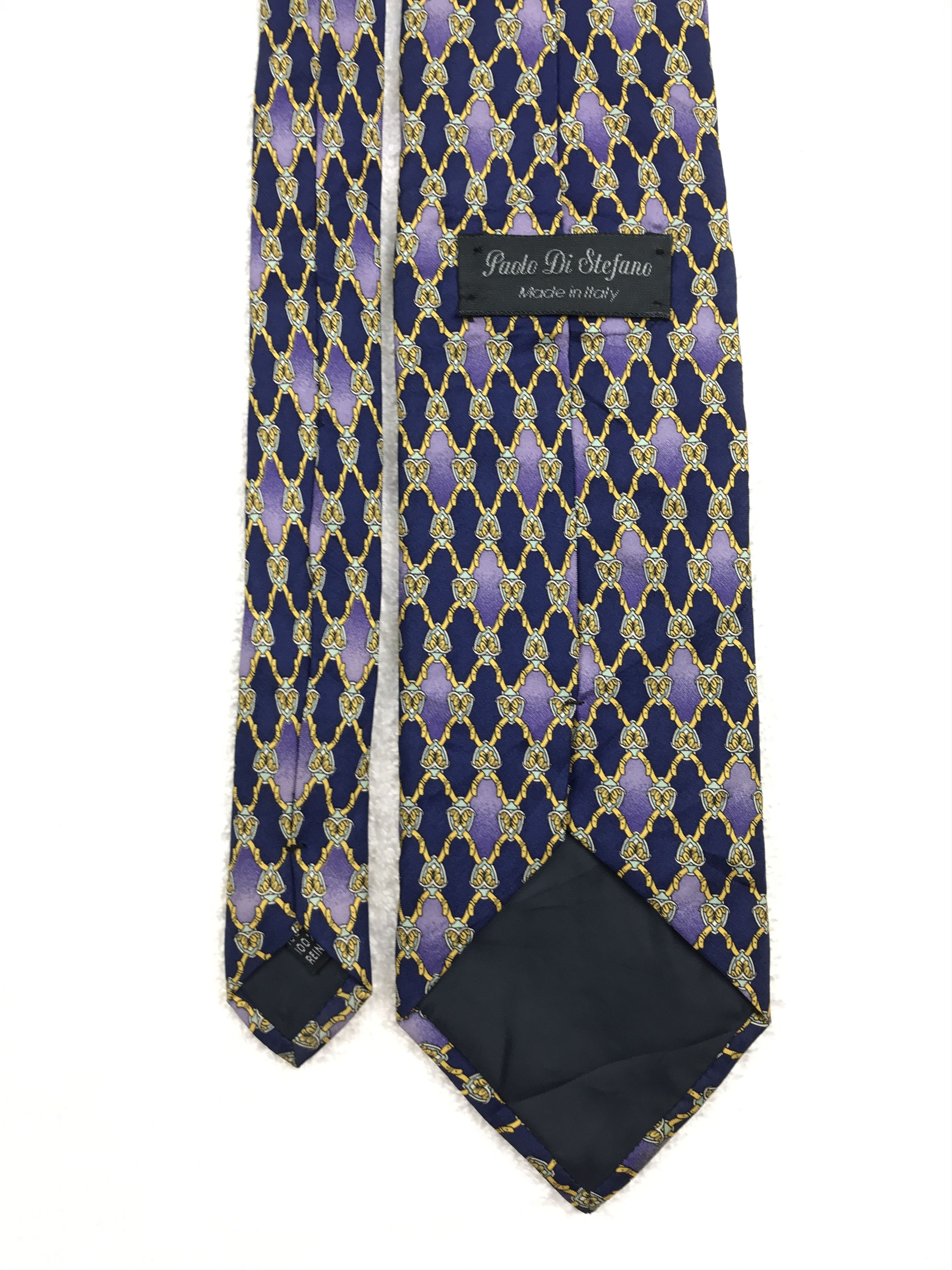 Vintage Vintage Paolo Di Stefano Silk Necktie Size ONE SIZE - 4 Thumbnail