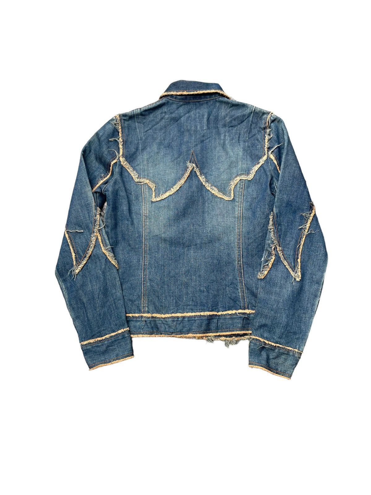Japanese Brand Vivayou Custom Denim Jacket Size S / US 4 / IT 40 - 5 Thumbnail