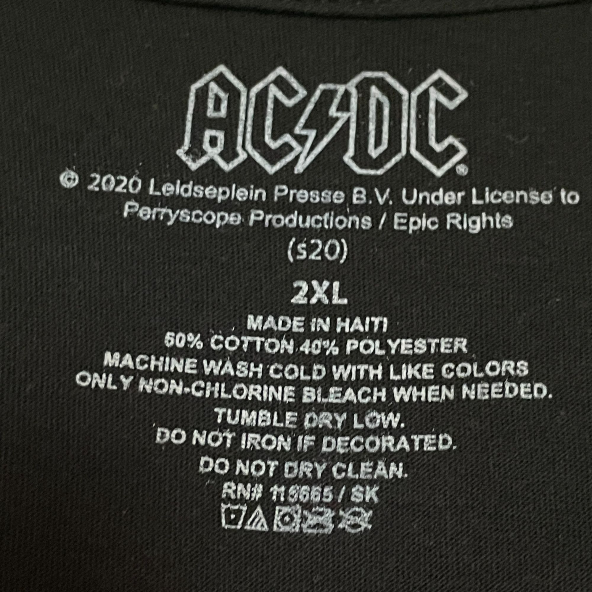 AC/DC AC/DC Hells Bells Rock T-shirt, size 2XL Size US XXL / EU 58 / 5 - 2 Thumbnail